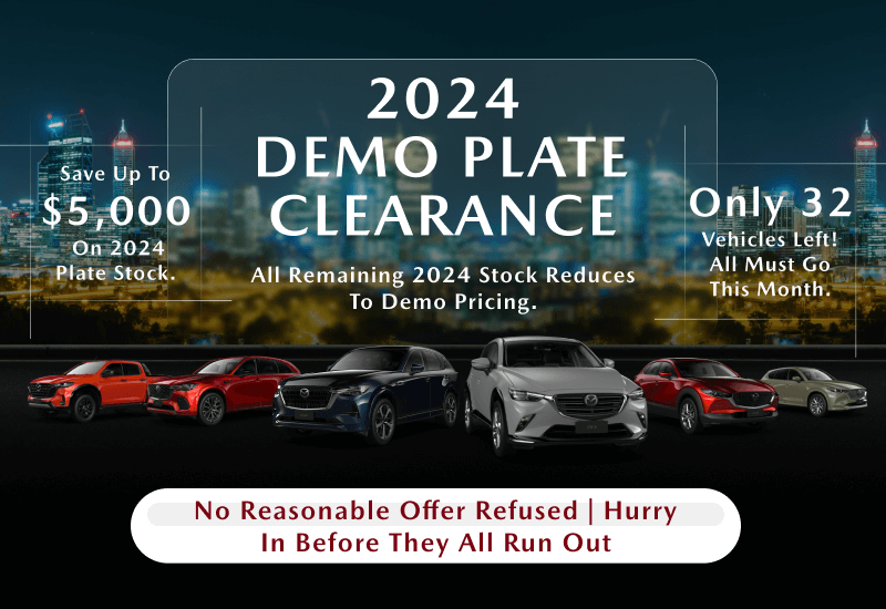 DEMO PLATE CLEARNACE